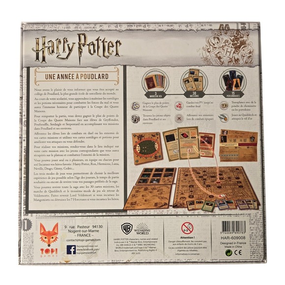 Harry Potter Jeu de société Une Annee A Poudlard Topi Games - Picture 5 of 5